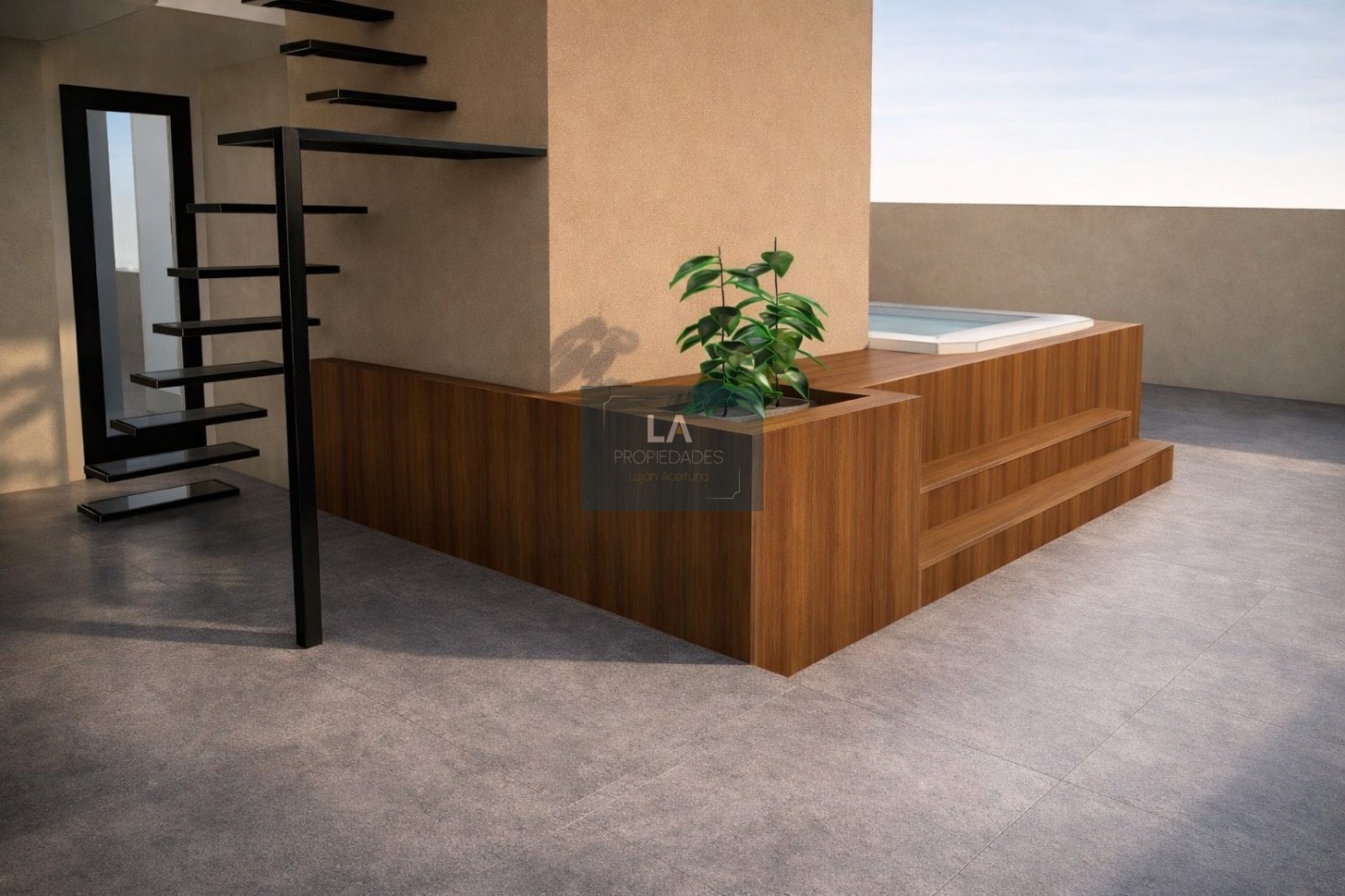 Departamento 2 ambientes con cochera Guemes 